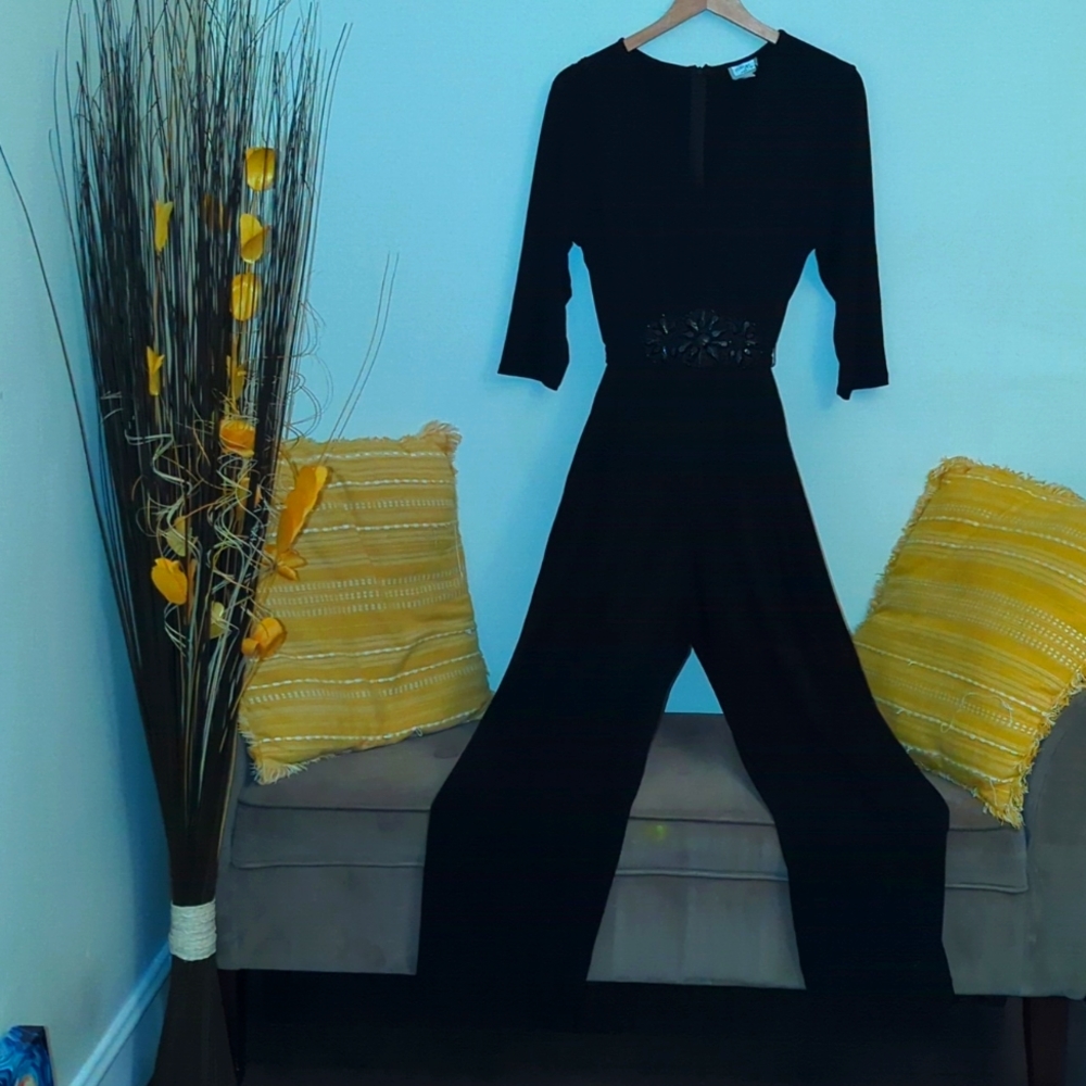 Dressy blk jumpsuit